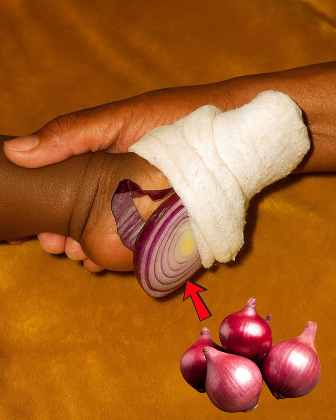 Le surprenant remède de l’oignon rouge dans la chaussette contre la toux et le nez bouché la nuit