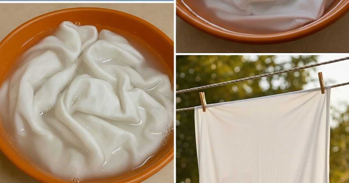 Le vinaigre : le secret pour des serviettes plus douces, des vêtements plus blancs et un linge plus frais