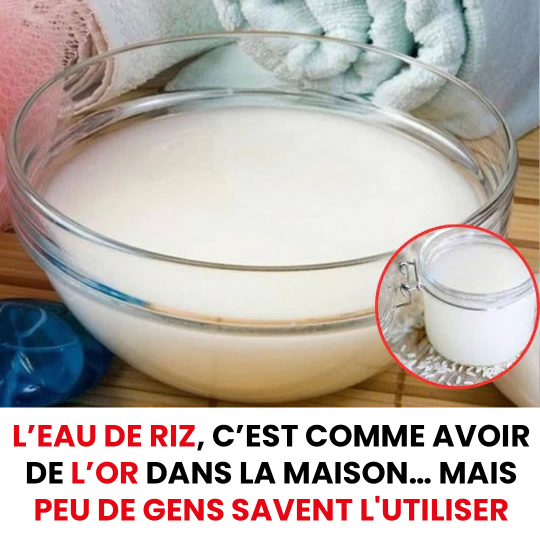 L’eau de riz est un véritable trésor naturel à la maison