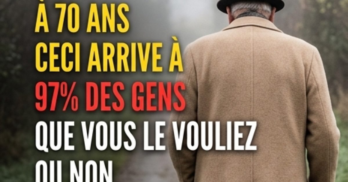 Les changements courants pouvant survenir après 70 ans et pourquoi il est important de les connaître tôt