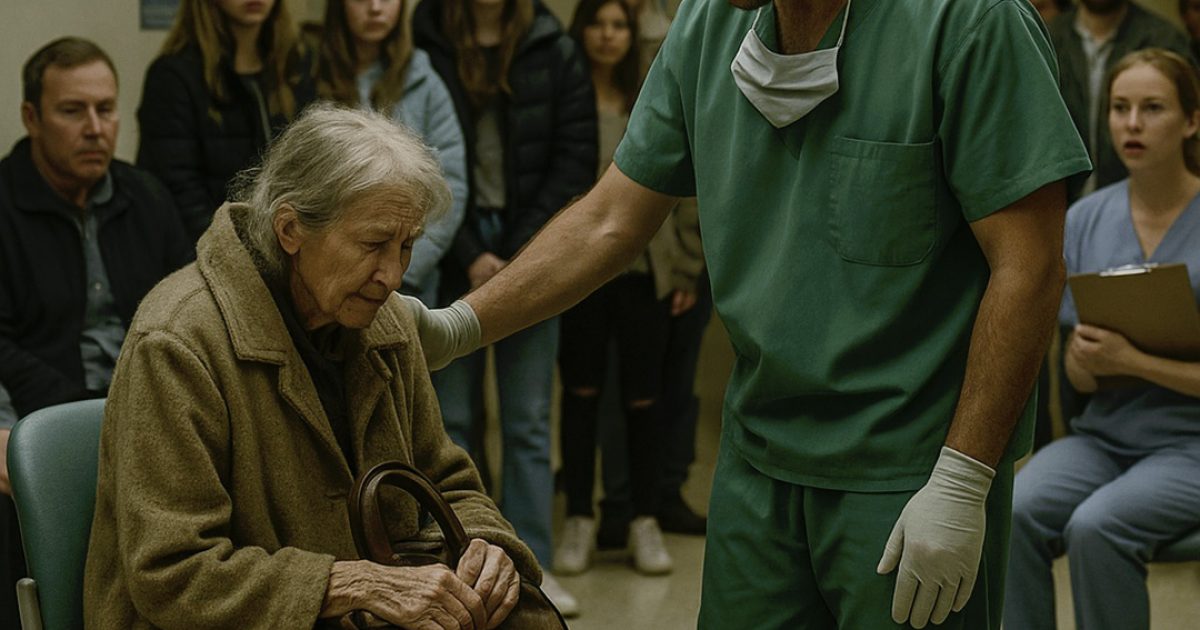 Les gens se sont moqués de la vieille dame dans la salle d’attente de l’hôpital — jusqu’à ce que le chirurgien dise ceci