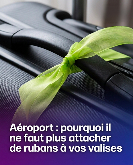Les passagers des aéroports ont été mis en garde contre le fait d'attacher des rubans à leurs bagages