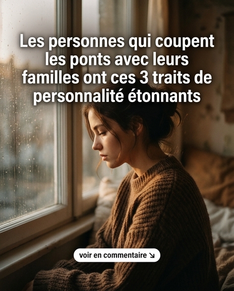 Les personnes qui coupent les ponts avec leur famille ont ces 3 traits de personnalité étonnants