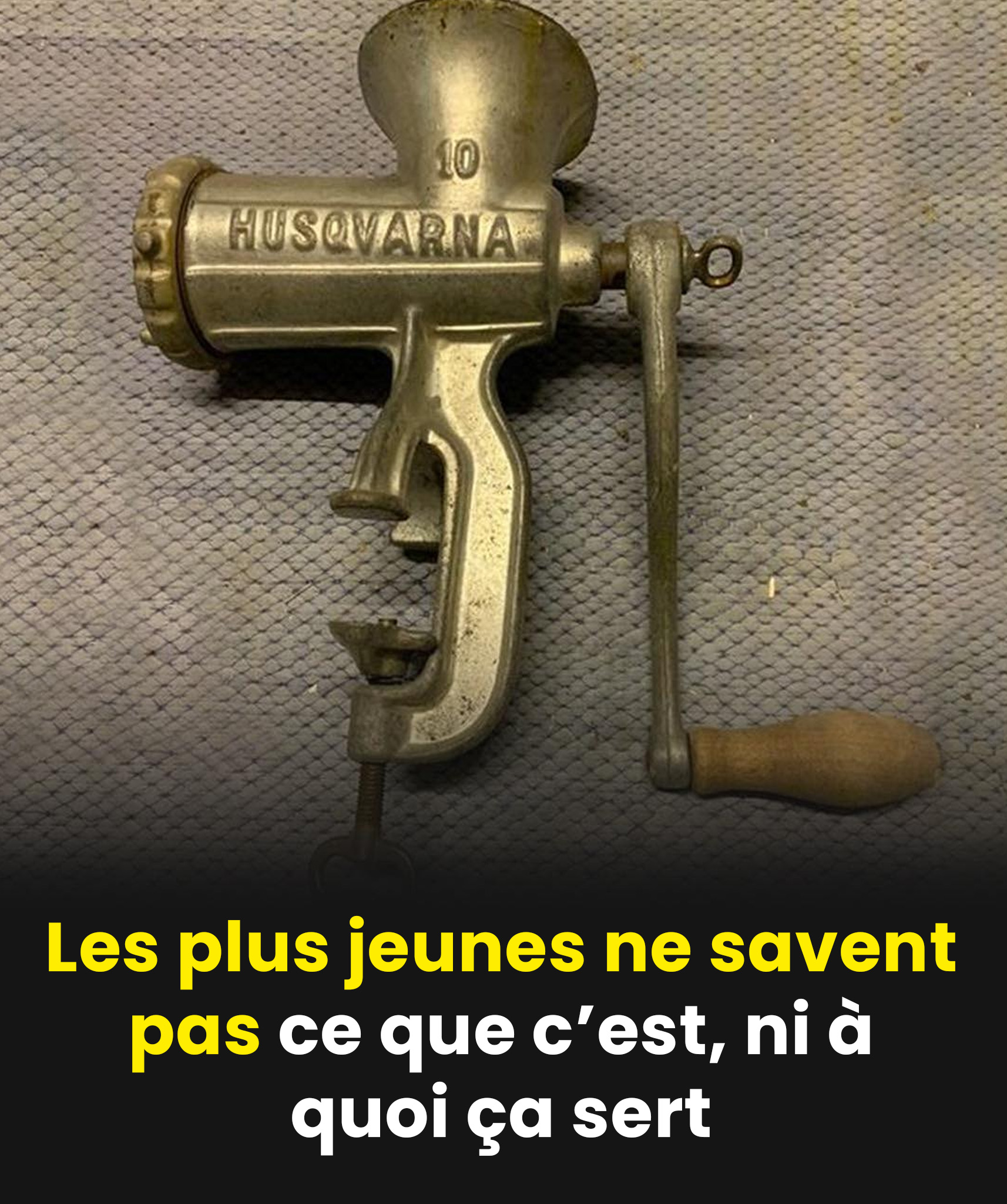 Les plus jeunes ne savent pas ce que c’est, ni à quoi ça sert