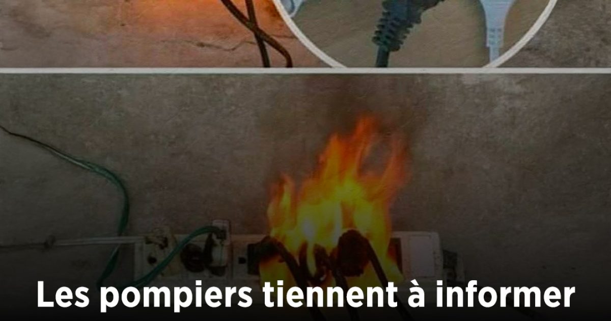 Les pompiers tiennent à informer le public de ce qui ne doit jamais être branché sur une multiprise