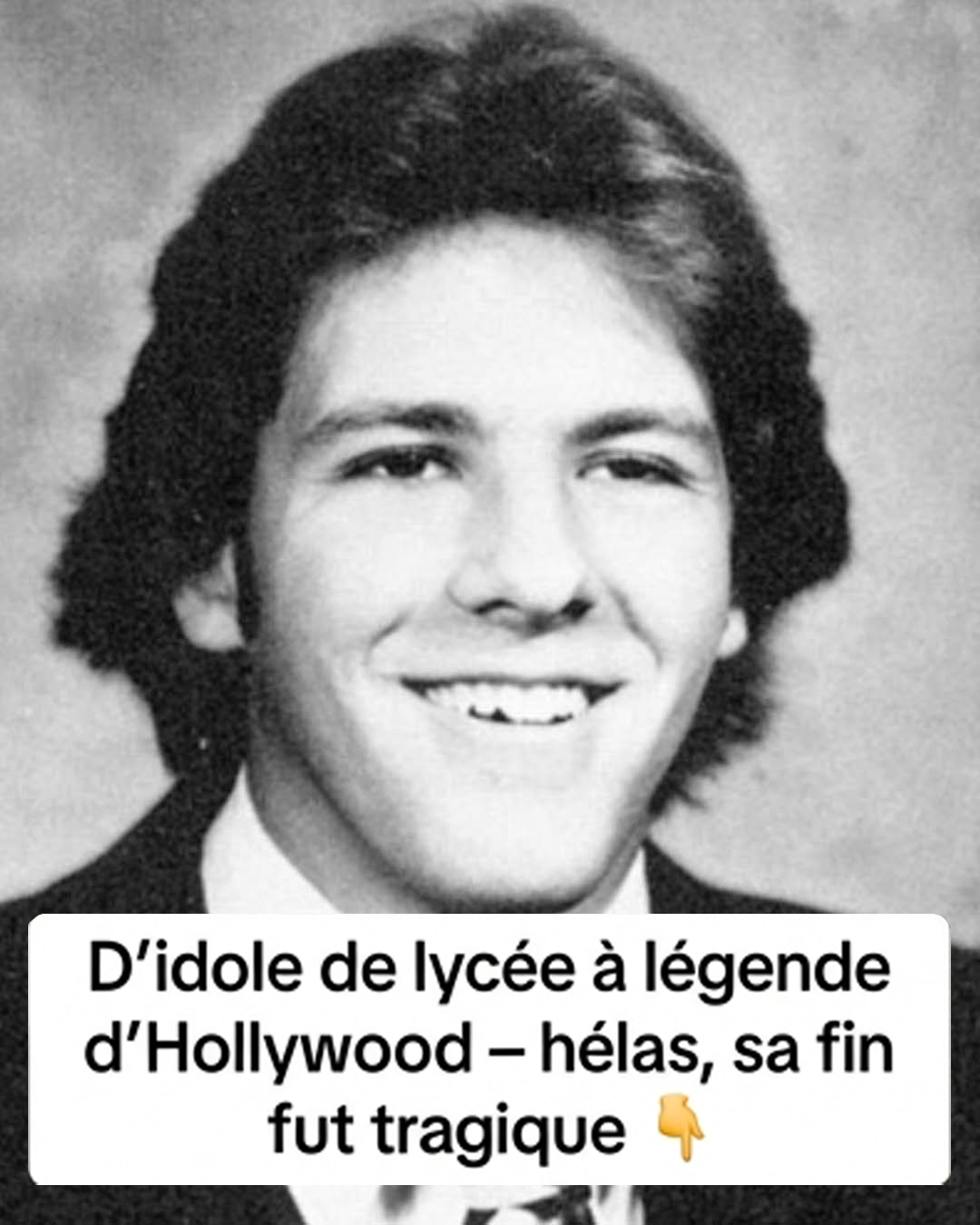 L’évolution de cet idole du lycée en légende de la télévision est une véritable source d’inspiration