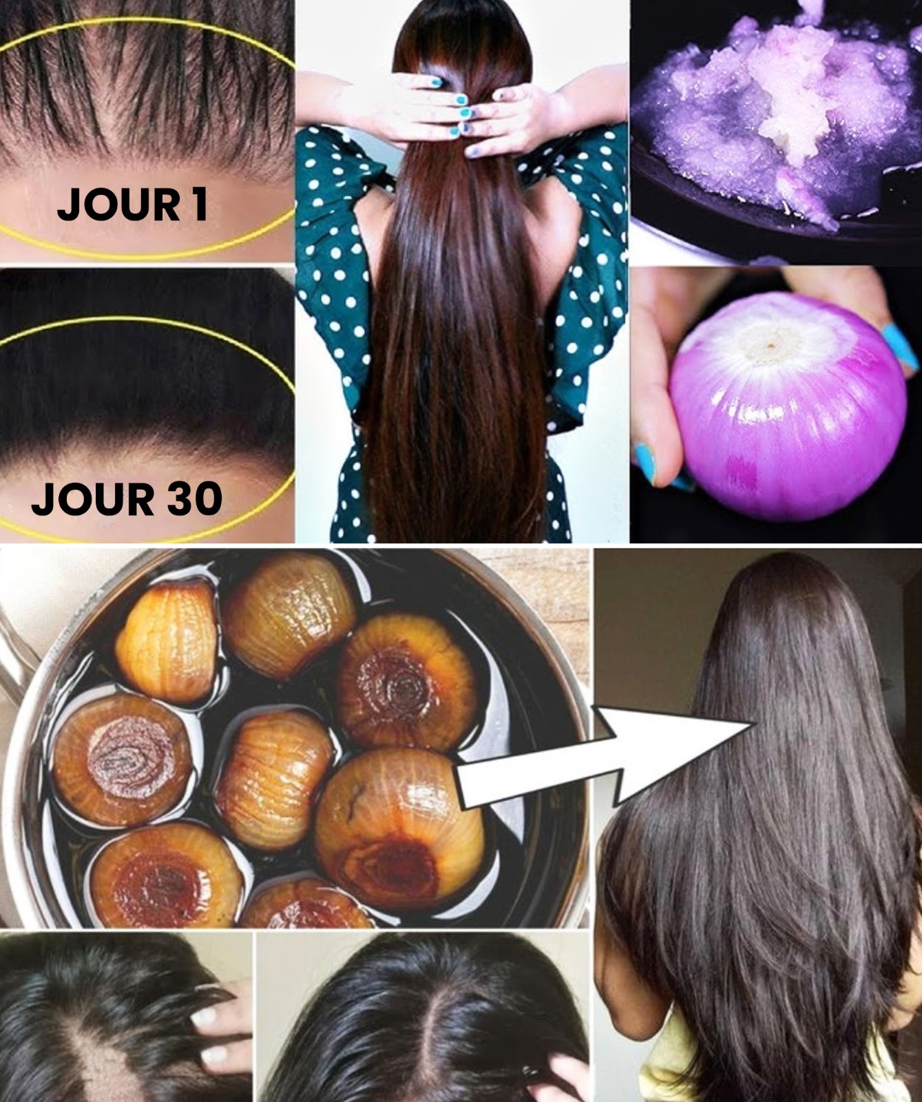 L’huile d’oignon, l’alliée naturelle pour des cheveux longs et pleins de vie