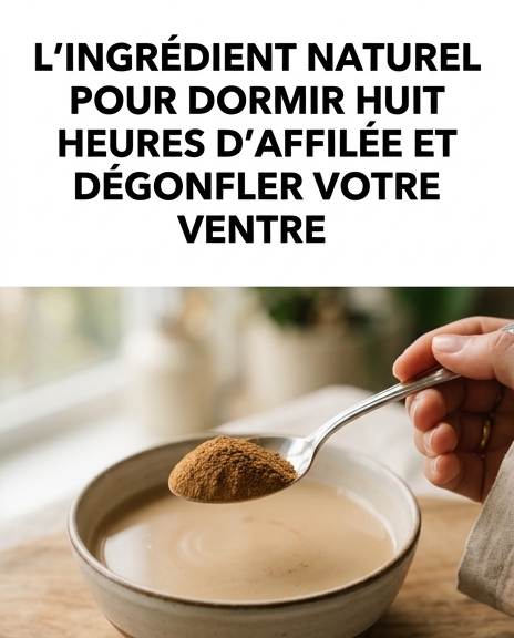 L’ingrédient naturel qui permet de dormir 8 heures d’affilée et qui aide à brûler les graisses