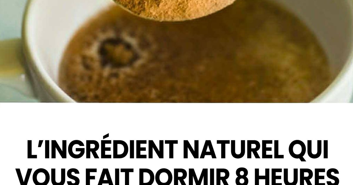 L’ingrédient naturel qui vous aide à dormir toute la nuit et stimule la combustion des graisses