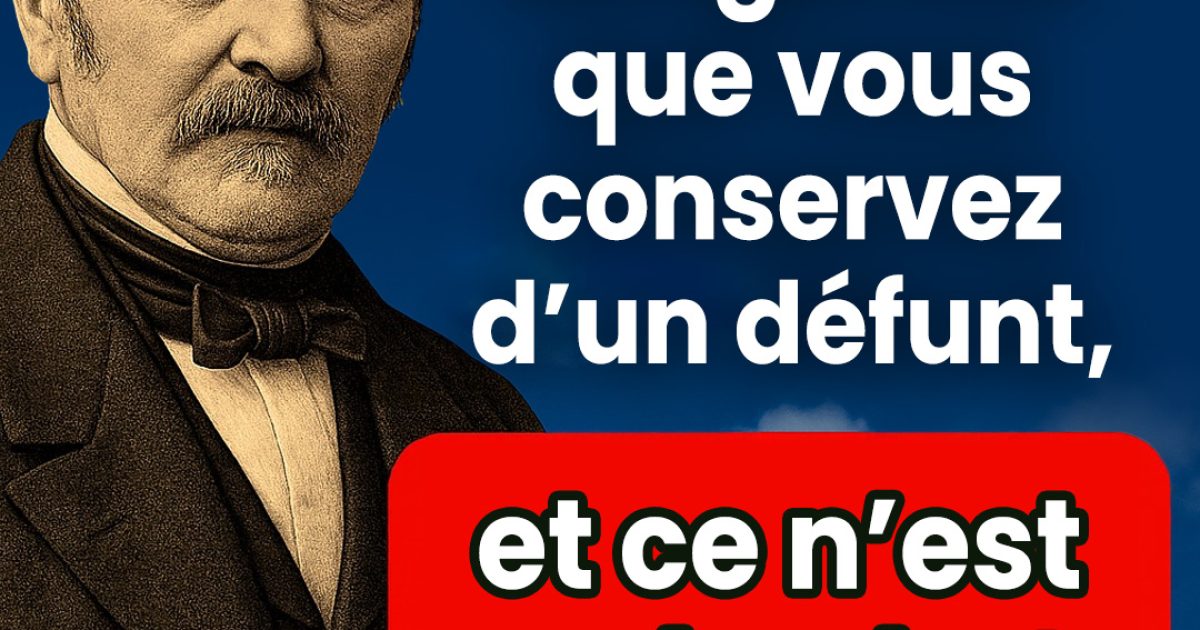 L’objet le plus dangereux que vous puissiez conserver d’un défunt (et ce n’est pas la photo)