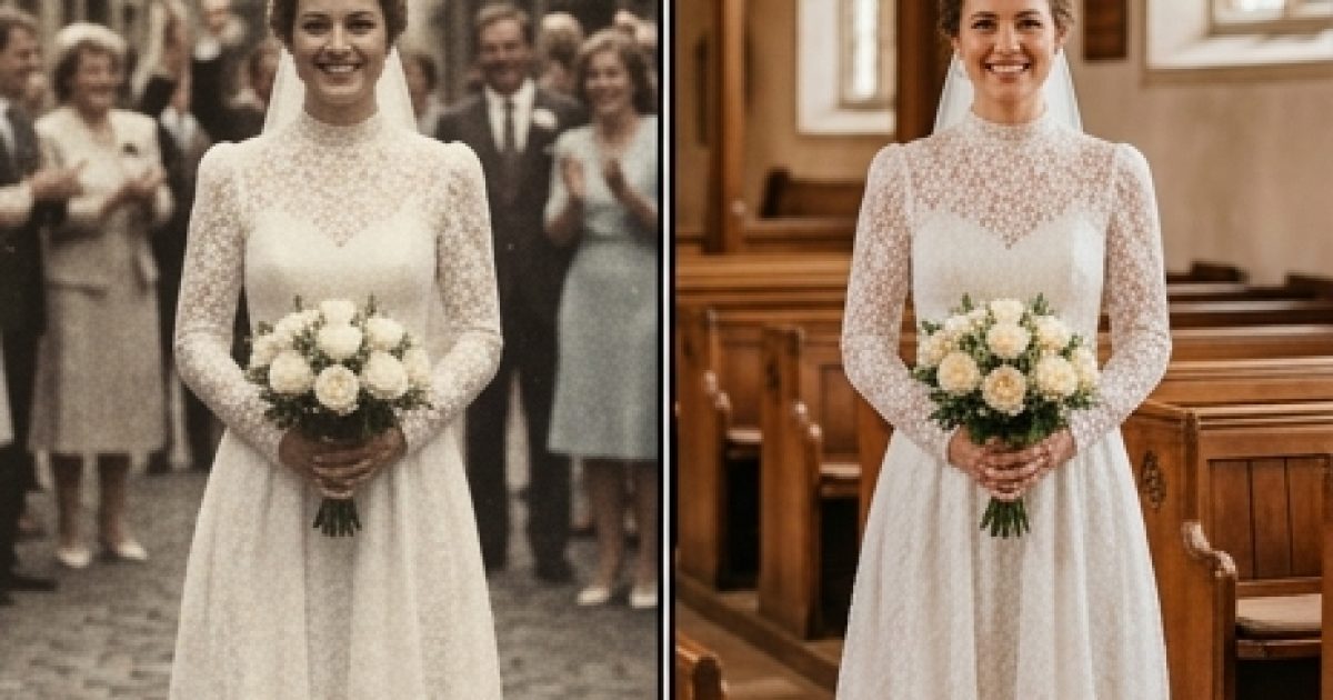 Ma belle-mère a découpé ma robe de mariée en morceaux, pensant avoir gâché ma journée. Mais lorsque j’ai enfilé la robe de ma défunte mère, quelque chose est tombé de la doublure