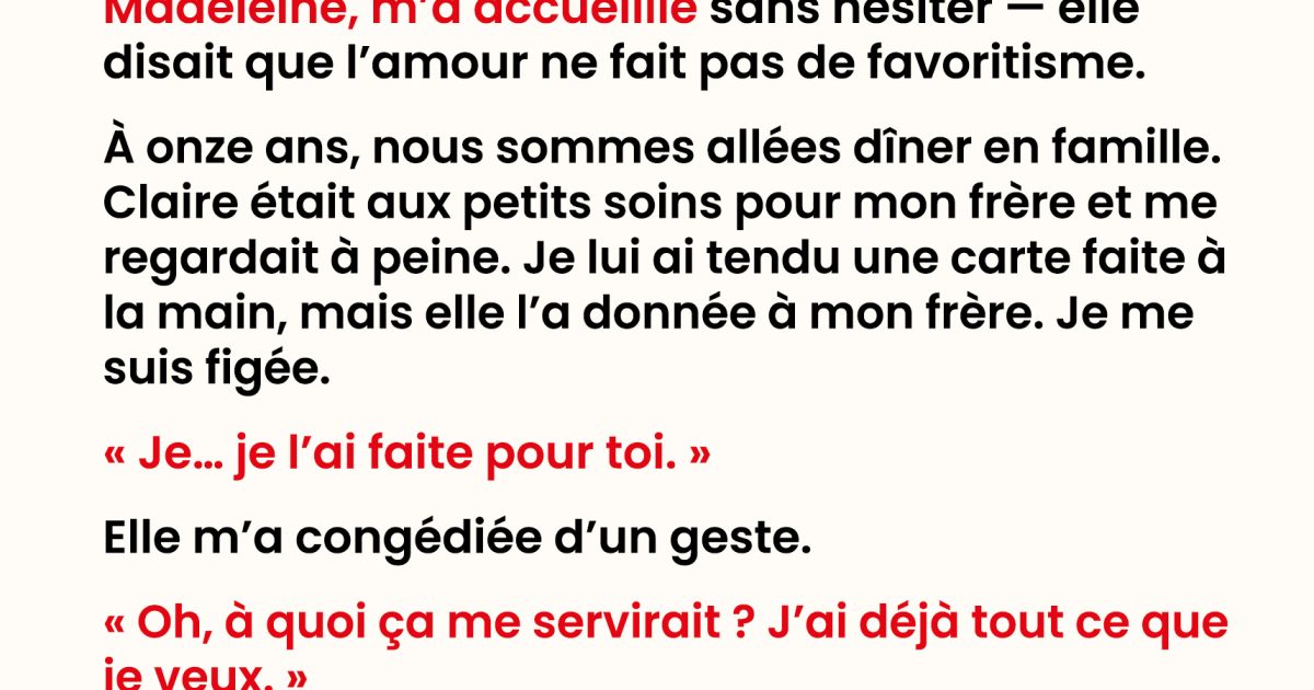 Ma mère m’a abandonnée pour sa nouvelle famille — des années plus tard, elle a frappé à ma porte pour une seule chose