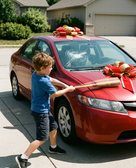 Ma sœur utilise son fils pour détruire ma nouvelle voiture… mais elle ne s’attendait pas à la suite