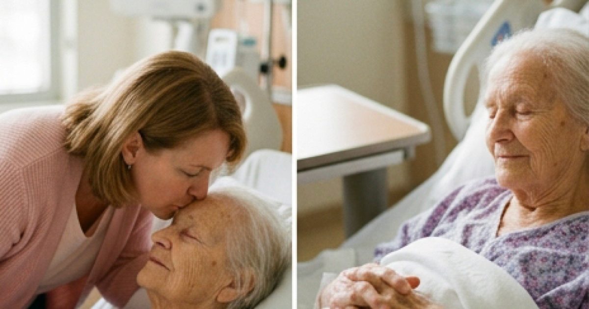 Ma tante a retiré la bague en diamant du doigt de ma grand-mère sur son lit de mort