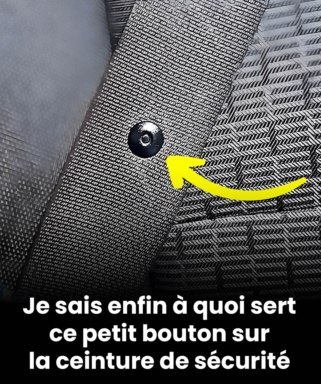 But what is the seat belt button for?