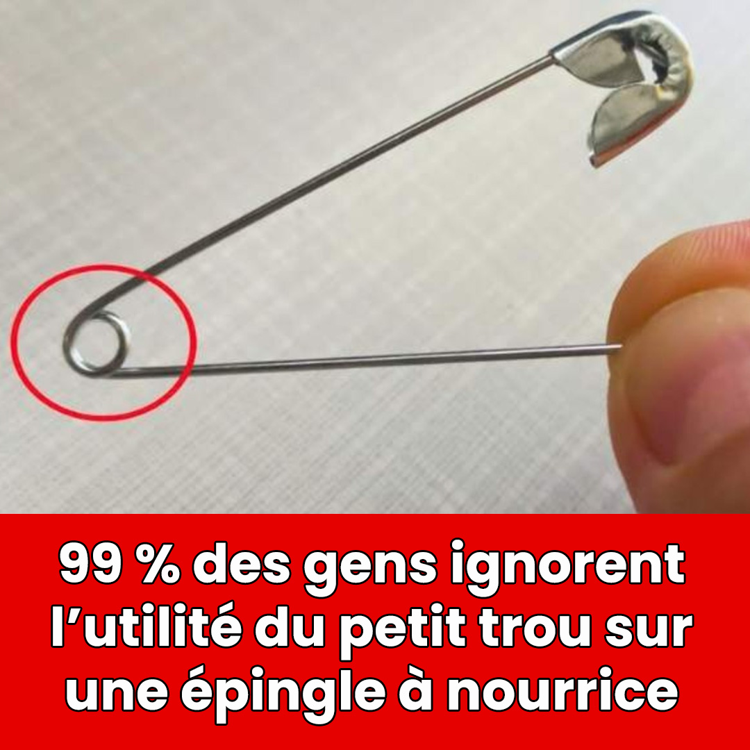 Mais à quoi sert vraiment le trou de l’épingle à nourrice ?