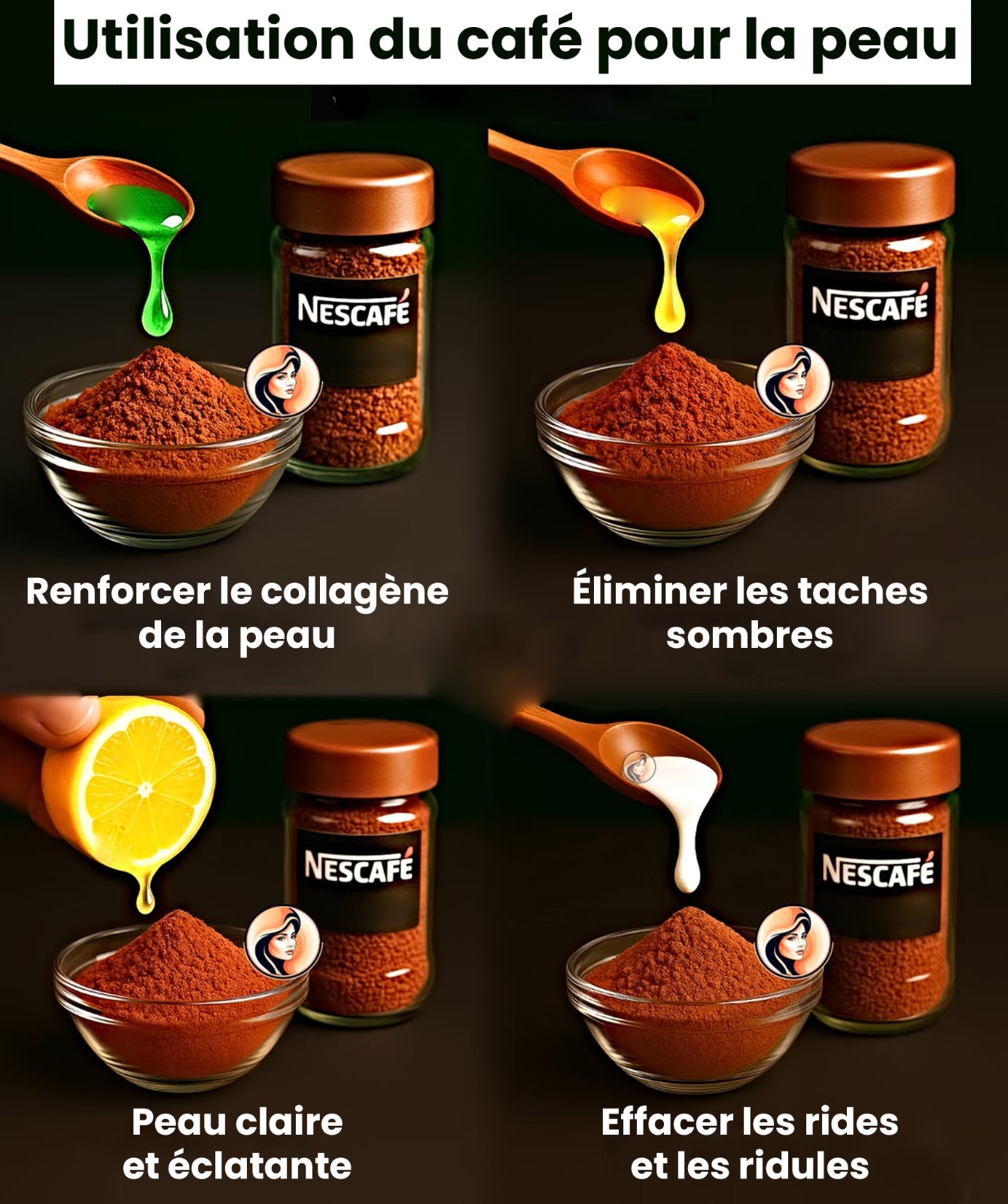 Masques visage au café faits maison pour une peau éclatante