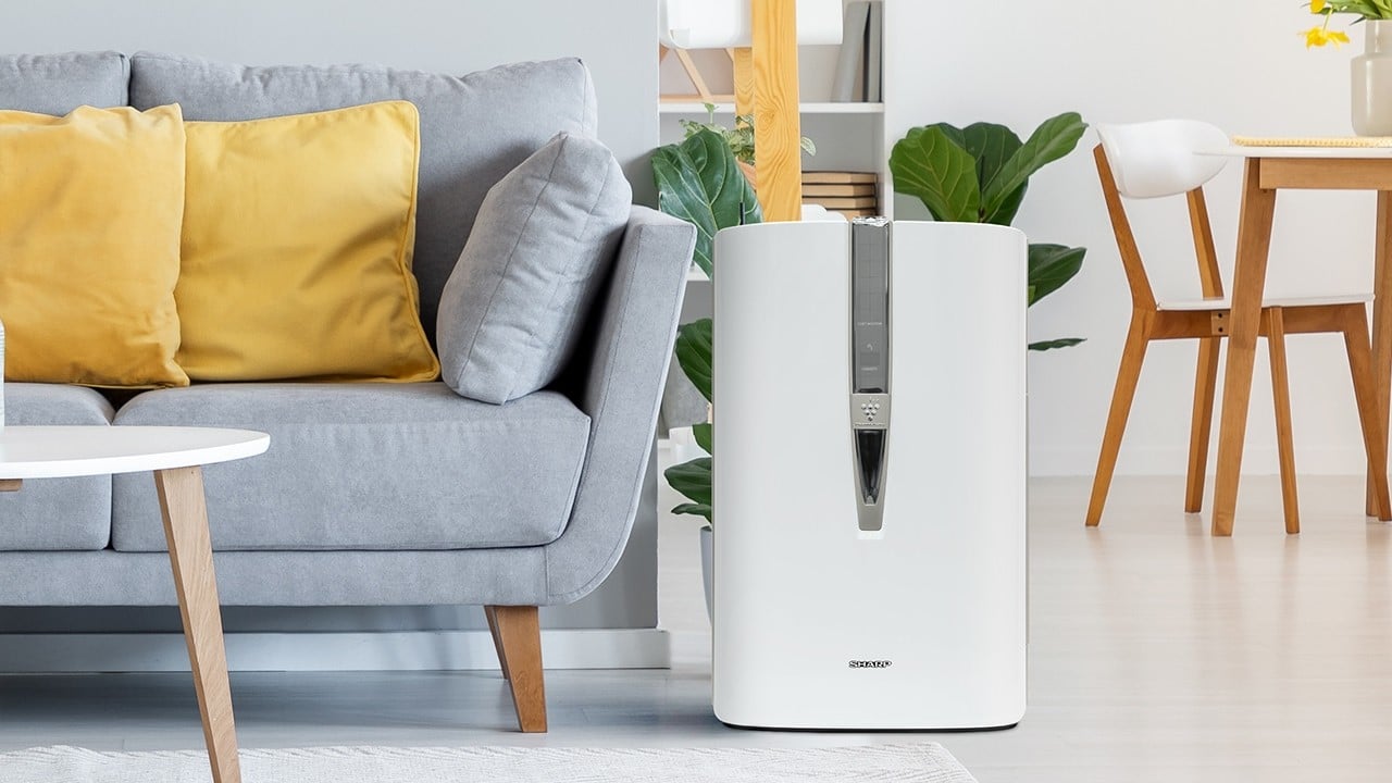 Purificateur d'air moderne dans un intérieur