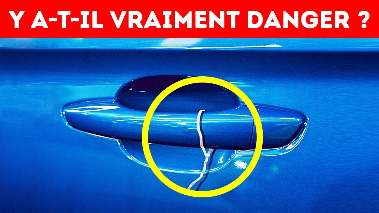 Le mystère du fil accroché à la poignée de votre voiture : une simple blague ou un signal d’alerte ?