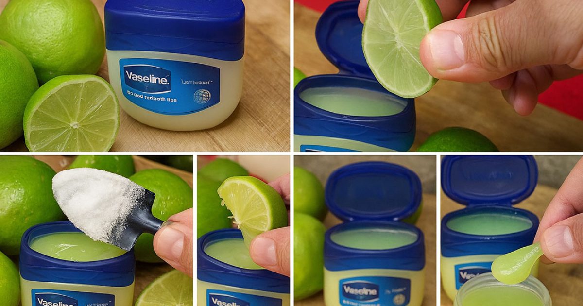 Mélangez de la vaseline avec du citron ! J’aurais tellement aimé découvrir cette astuce plus tôt