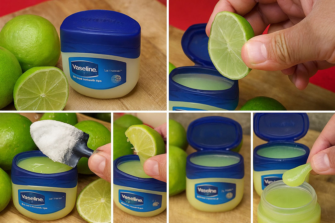 Mélangez de la vaseline avec du citron ! J’aurais tellement aimé découvrir cette astuce plus tôt