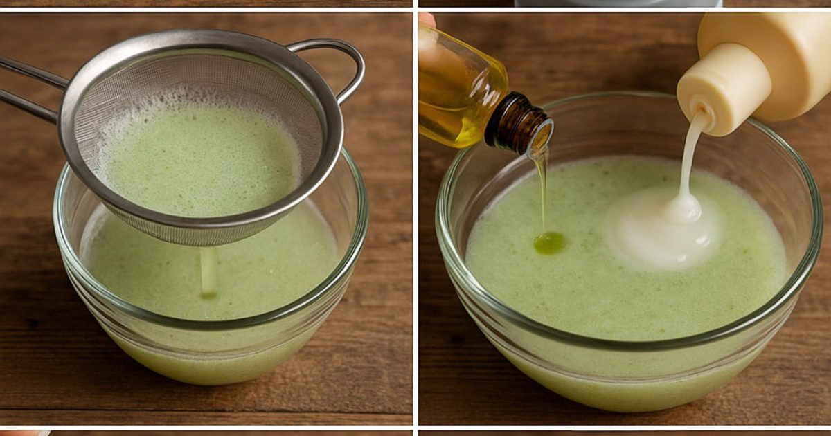 Mélangez du romarin et de l'aloe vera. Deux fois par semaine suffisent !