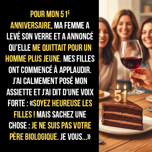 Mes filles ont applaudi quand ma femme m’a quitté, mais je leur ai révélé la vérité : je ne suis pas leur vrai père