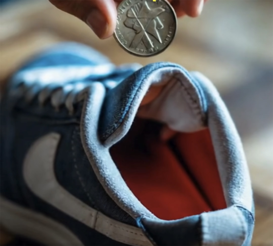 Mettez une pièce dans votre chaussure : une astuce bien maligne