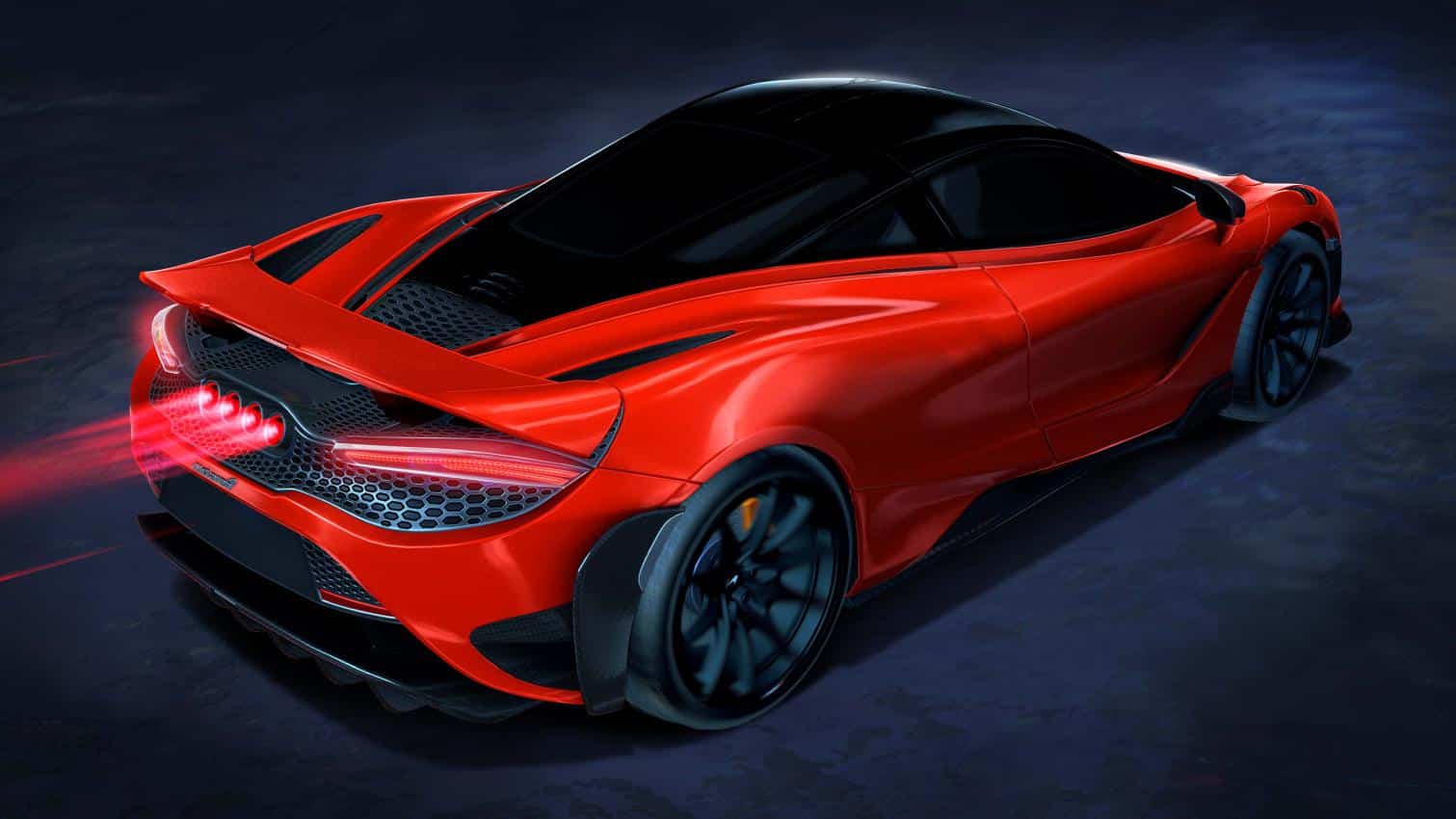 Voiture de sport avec carrosserie impeccable