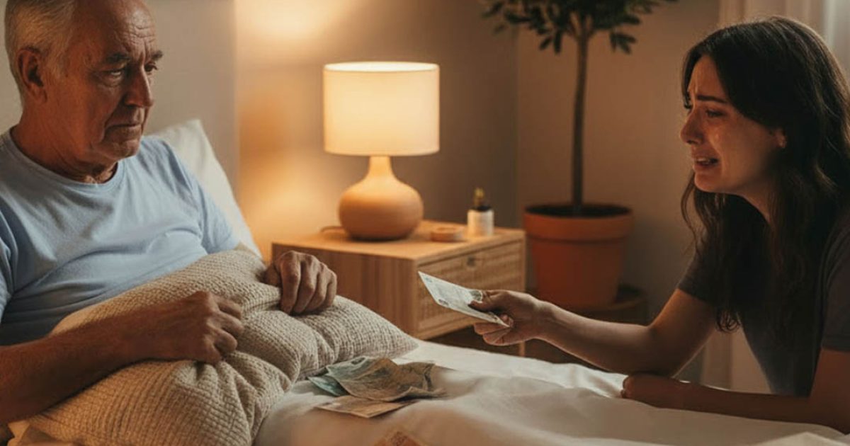 Mon beau-père n'avait pas de retraite. Je me suis occupé de lui de tout mon cœur pendant douze ans. Dans son dernier souffle, il m'a tendu un oreiller déchiré en disant : « Pour Claire. » Quand je l'ai ouvert, j'ai pleuré..