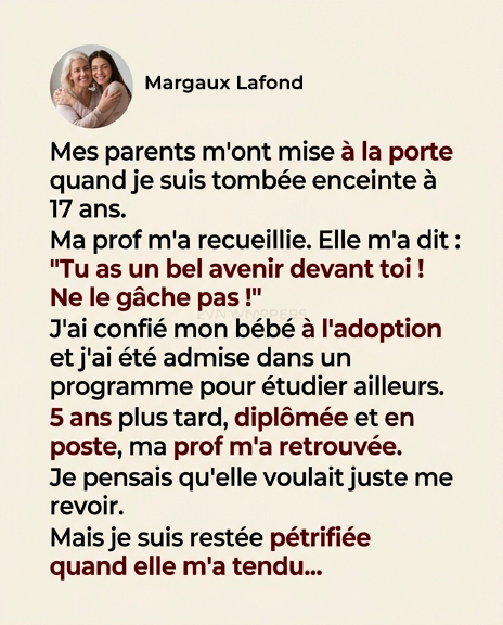 Mon enseignante m’a recueillie alors que j’étais enceinte et sans abri… Cinq ans plus tard, elle a de nouveau changé ma vie