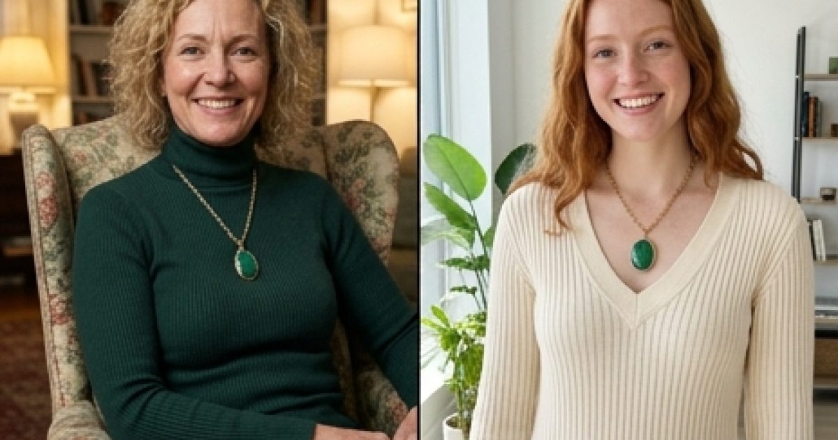 Mon fils a amené sa fiancée à la maison pour dîner. Lorsqu’elle a enlevé son manteau, j’ai reconnu le collier que j’avais enterré il y a 25 ans