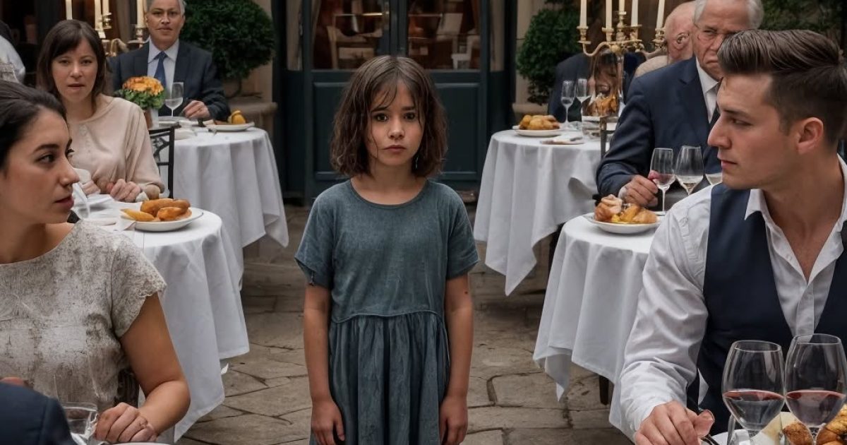 Monsieur… puis-je manger avec vous ? » demanda la jeune sans-abri à un homme riche — et ce qu’il fit ensuite émouvit toute l’assemblée aux larmes, bouleversant à jamais le cours de leurs vies
