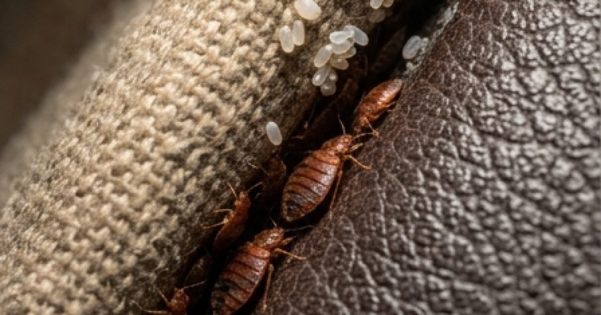 Mystère du canapé : j’ai trouvé ça dans une fissure du canapé… S’il vous plaît, ne me dites pas que ce sont des punaises de lit !