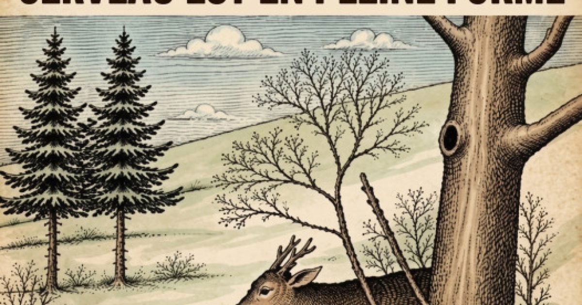 Illusion d'optique : arrivez-vous à trouver le visage caché dans cette forêt enneigée ?