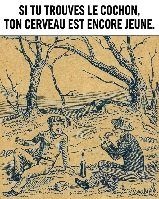 Ce casse-tête vintage cache un cochon dans une scène de pique-nique : réussirez-vous à le trouver ?