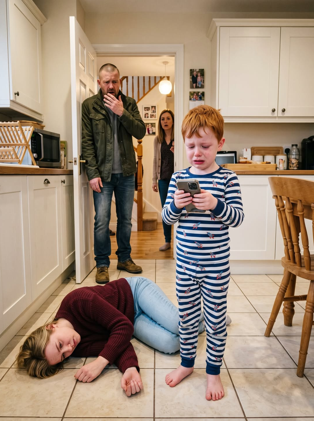 "Grandpa, viens vite" : à 5 ans, il a passé l'appel qui a sauvé sa maman