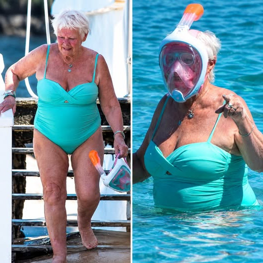 Judi Dench à 91 ans : son apparition sur la plage qui nous donne une belle leçon de vie