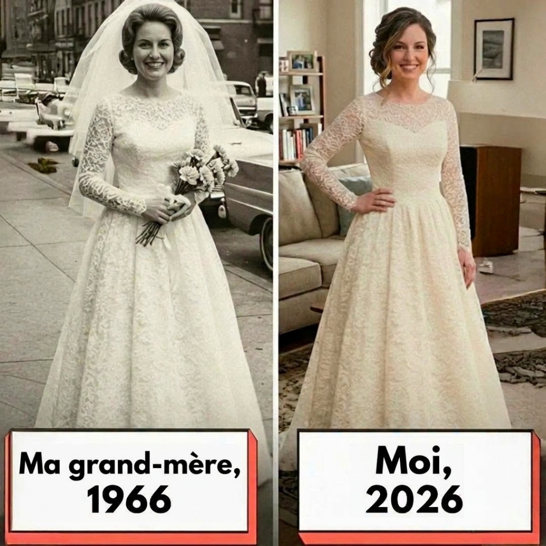 Elle retouche la robe de mariée de sa grand-mère et découvre un secret de famille bouleversant