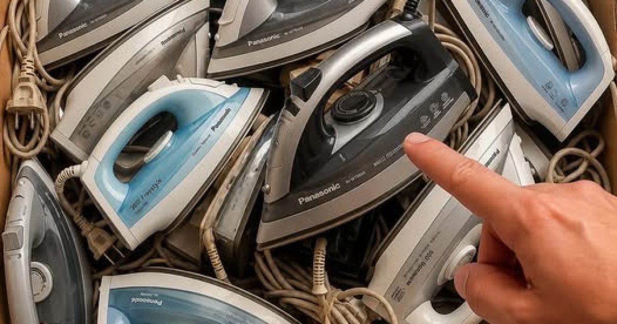 Fer à repasser en panne : voici pourquoi vous ne devriez surtout pas le jeter