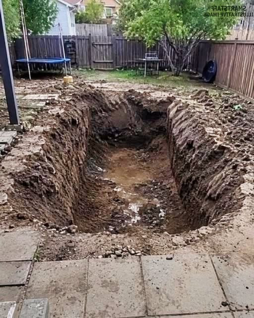 Elle prête son jardin à son voisin pour une après-midi : à son retour, elle découvre un trou immense et il a disparu