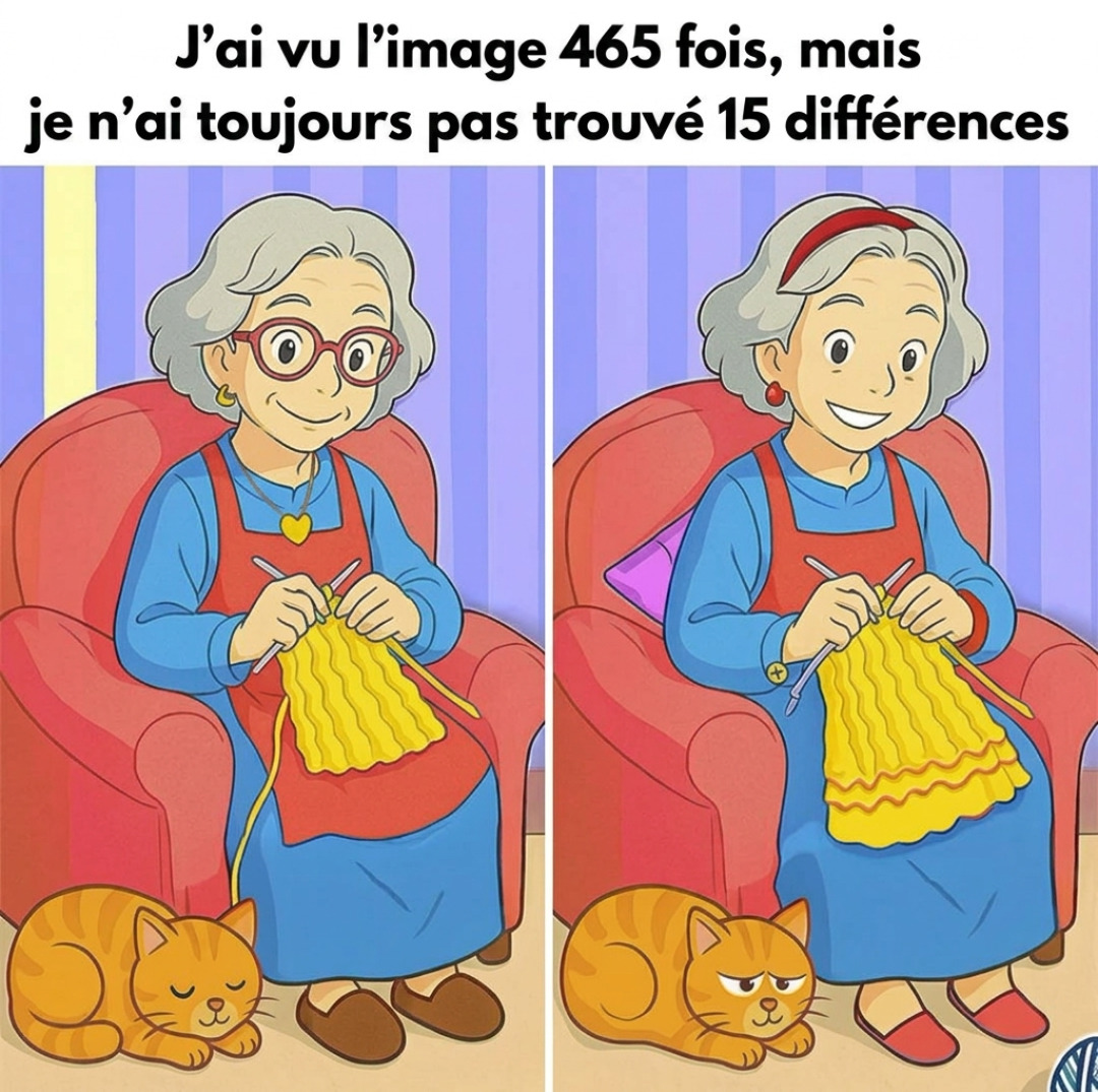 Jeu des 15 différences : saurez-vous toutes les trouver ? Un défi visuel qui booste votre cerveau