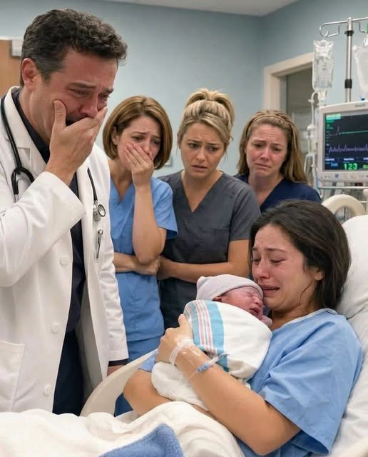 Elle accouche seule, et la réaction du médecin en voyant son bébé bouleverse tout le monde