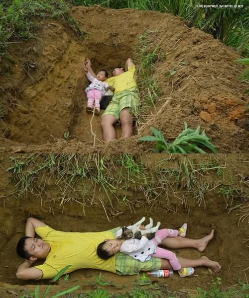 Il creuse une tombe pour sa petite fille de 2 ans : le geste désespéré d'un papa qui fait pleurer le monde entier