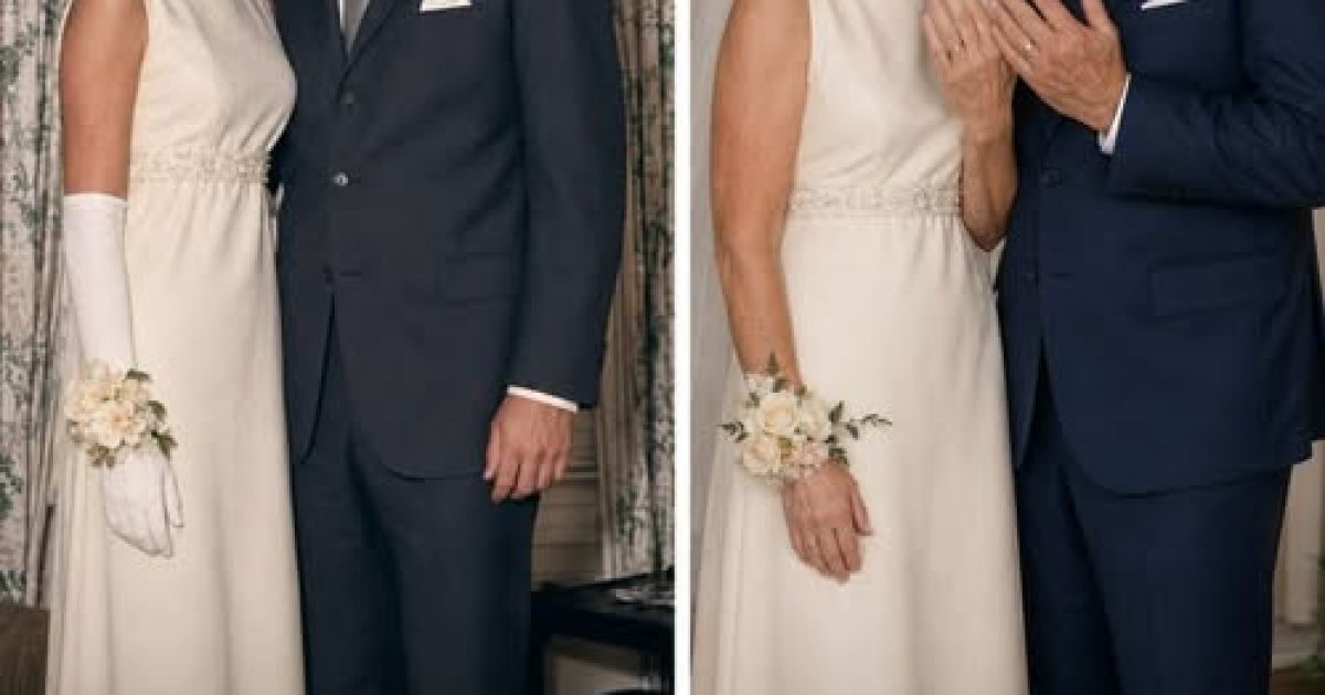 Elle a gardé sa robe de bal pendant 55 ans pour lui : la vérité qu'il lui a révélée le soir de leurs noces a tout changé
