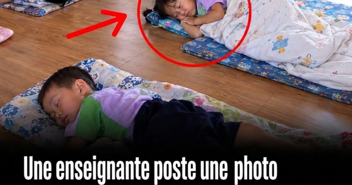 Elle publie une photo de ses élèves pendant la sieste et la supprime aussitôt : pourquoi ce geste relance un débat essentiel