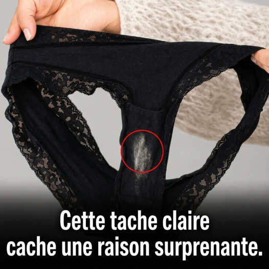 Ces mystérieuses taches claires sur vos sous-vêtements ? Voici ce qu'elles révèlent vraiment
