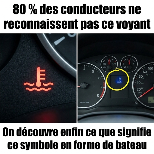 Ne négligez pas ce symbole du tableau de bord en forme de bateau