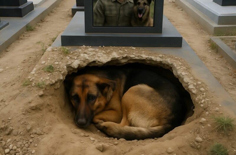 Ce chien de cimetière ne pleurait pas son maître : le vétérinaire a mis au jour un secret militaire stupéfiant