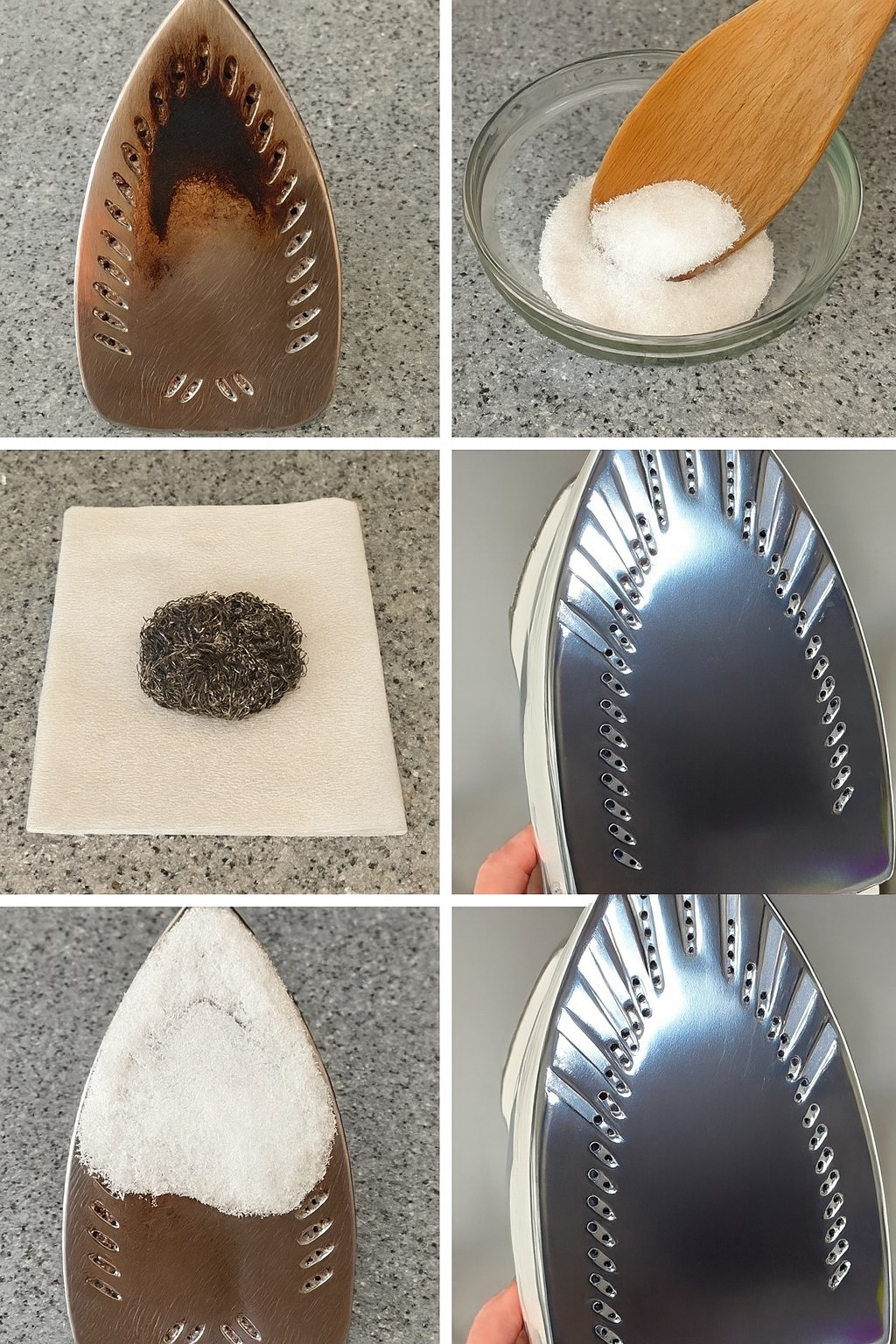 Nettoyez votre fer brûlé ou sale sans l'abîmer en 5 minutes pour lui redonner un aspect neuf : voici l'astuce